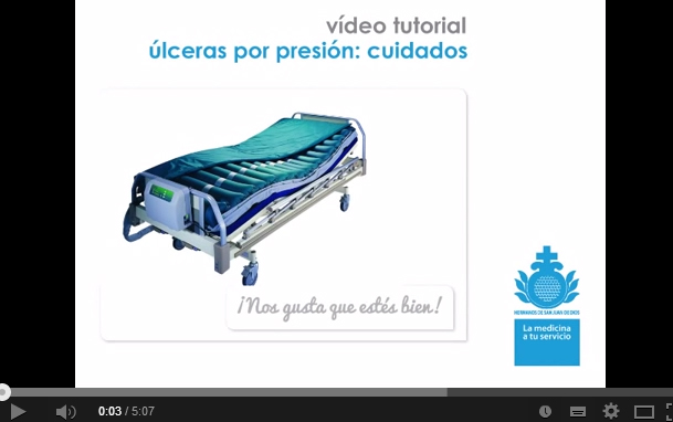 Cuidados de las úlceras por presión: videotutorial